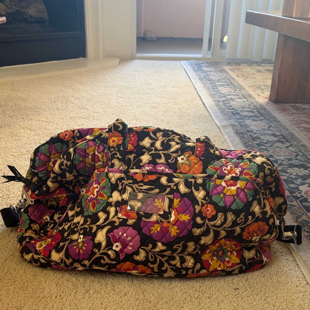 Vera Bradley Vibrant Floral Travel Bag